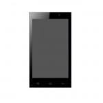 LCD with Touch Screen for Lyf Flame 3 White