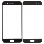 Replacement Front Glass For Oppo R11 Black By - Maxbhi Com