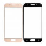 Replacement Front Glass For Samsung Galaxy A3 2017 Rose Gold By - Maxbhi Com