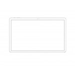 Replacement Front Glass For Samsung Galaxy View White By - Maxbhi.com