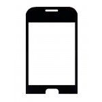Replacement Front Glass For Samsung C3313 Black By - Maxbhi.com