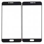 Replacement Front Glass For Samsung Galaxy C7 Black By - Maxbhi Com