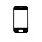 Replacement Front Glass For Samsung Galaxy Y Duos S6101 Black By - Maxbhi.com
