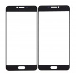 Replacement Front Glass For Samsung Galaxy C5 Grey By - Maxbhi Com