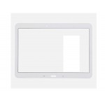 Replacement Front Glass For Samsung Galaxy Tab 4 10.1 2015 White By - Maxbhi.com