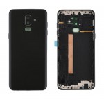 Back Panel Cover For Samsung Galaxy J8 2018 Black - Maxbhi Com