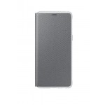 Flip Cover For Samsung Galaxy A8 2018 Grey By - Maxbhi.com