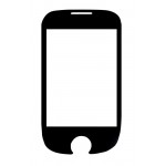 Replacement Front Glass For Karbonn K1515 Black By - Maxbhi.com