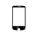 Replacement Front Glass For Karbonn K1818 Black By - Maxbhi.com