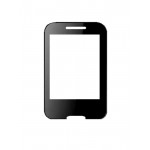 Replacement Front Glass For Karbonn Kt 52 Black By - Maxbhi.com