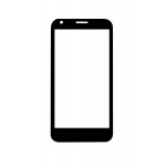 Replacement Front Glass For Asus Padfone 2 A68 Black By - Maxbhi.com