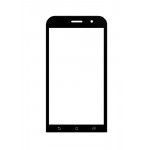 Replacement Front Glass For Asus Zenfone Go Zb500kg Black By - Maxbhi.com