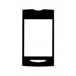 Replacement Front Glass For Sony Ericsson W150 Teacake Black By - Maxbhi.com