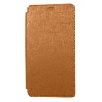 Flip Cover For Intex Aqua Lions T1 Coffee By - Maxbhi.com