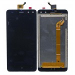 Lcd With Touch Screen For Intex Elyt Dual Black By - Maxbhi Com