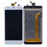 Lcd With Touch Screen For Intex Elyt Dual White By - Maxbhi Com