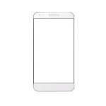 Replacement Front Glass For Bsnl Penta Smart Ps501 White By - Maxbhi.com