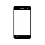 Replacement Front Glass For Intex Aqua X15 Black By - Maxbhi.com
