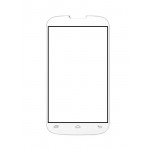 Replacement Front Glass For Intex Cloud Y13 Plus White By - Maxbhi.com