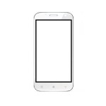Replacement Front Glass For Intex Cloud Z6 White By - Maxbhi.com
