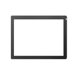 Replacement Front Glass For Intex Itab Black By - Maxbhi.com