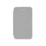 Flip Cover For Spice Qt75 Silver By - Maxbhi.com