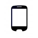 Replacement Front Glass For Spice M5500 Black By - Maxbhi.com