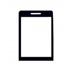 Replacement Front Glass For Spice M5900 Flo Tv Pro Silver Grey By - Maxbhi.com