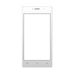 Replacement Front Glass For Spice Smart Flo Crystal Mi449 White By - Maxbhi.com