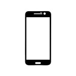 Replacement Front Glass For Htc 10 Lifestyle Black By - Maxbhi.com