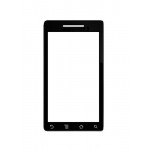 Replacement Front Glass For Motorola A855 Droid Milestone Black By - Maxbhi.com