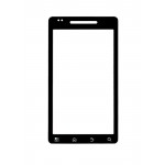 Replacement Front Glass For Motorola Milestone 2 A953 Black By - Maxbhi.com