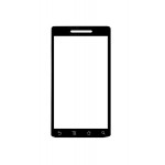 Replacement Front Glass For Motorola Milestone Black By - Maxbhi.com