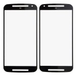 Replacement Front Glass For Motorola Moto G 4g 2nd Gen Black By - Maxbhi Com