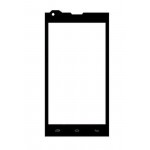 Replacement Front Glass For Celkon Millennia Q455l Black By - Maxbhi.com