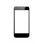 Replacement Front Glass For Celkon Q42 Black By - Maxbhi.com