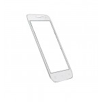 Replacement Front Glass For Celkon A105 Plus Signature Vista White By - Maxbhi.com