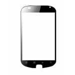 Replacement Front Glass For Celkon A67 Smartron Black By - Maxbhi.com
