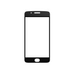 Replacement Front Glass For Moto G5 Black By - Maxbhi.com