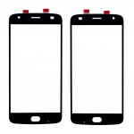 Replacement Front Glass For Moto Z2 Play Black By - Maxbhi Com