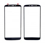 Replacement Front Glass For Motorola Moto E5 Plus Black By - Maxbhi Com