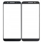 Replacement Front Glass For Alcatel 3 Black By - Maxbhi Com