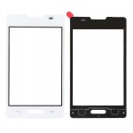 Replacement Front Glass For Lg Optimus L4 Ii E440 White By - Maxbhi Com