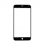 Replacement Front Glass For Meizu M1 Black By - Maxbhi.com