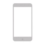 Replacement Front Glass For Meizu Mx3 White By - Maxbhi.com