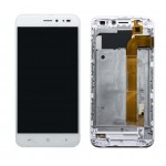 Lcd With Touch Screen For Ivoomi Me3s Iv 501 White By - Maxbhi Com