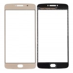 Replacement Front Glass For Motorola Moto E4 Plus Gold By - Maxbhi Com
