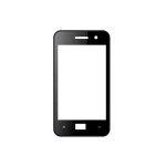 Replacement Front Glass For Gfive Spark A1 Black By - Maxbhi.com