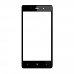 Replacement Front Glass For Videocon Octa Core Z55 Delite Black By - Maxbhi.com
