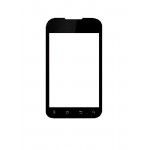 Replacement Front Glass For Reliance Smart V6700 Black By - Maxbhi.com